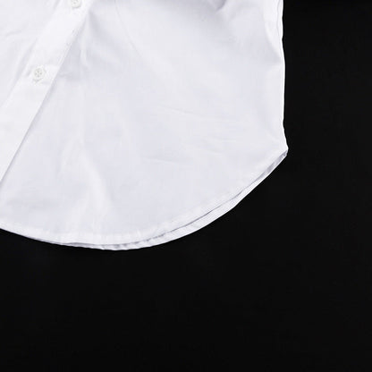 Women Shirts Autumn Pure Cottons Matching Long Sleeve Collared Casual.