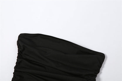 -Shoulder Tube Top Dress