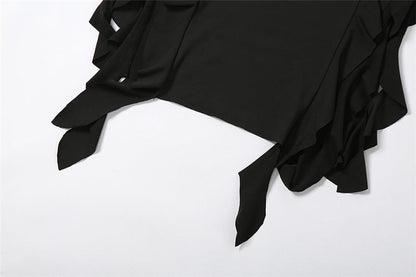 -Shoulder Tube Top Dress