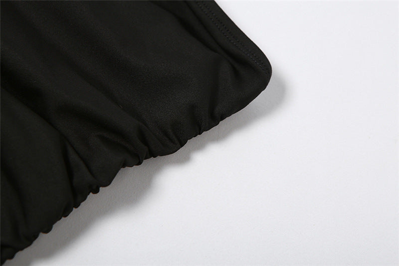 -Shoulder Tube Top Dress