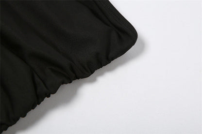 -Shoulder Tube Top Dress