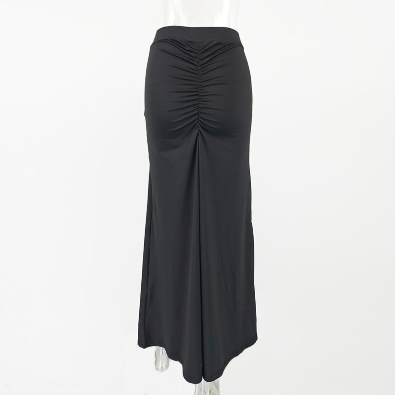Pleated Skirt Summer Women Clothing Sexy Sheath Pleated Skirt