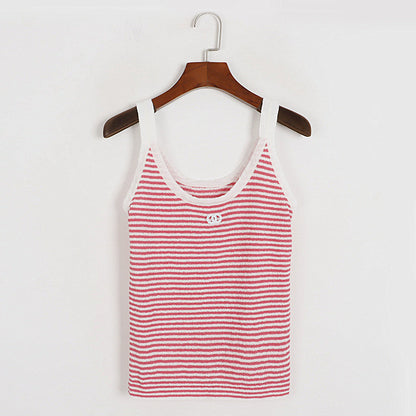 Classic Striped Vest Bottoming Sling Thin Slim Fit