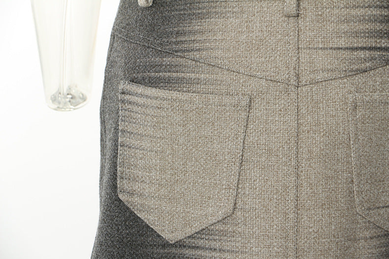fishtail skirt Personalized Woolen Slim Fishtail Skirt For Women