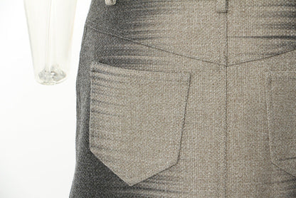 fishtail skirt Personalized Woolen Slim Fishtail Skirt For Women