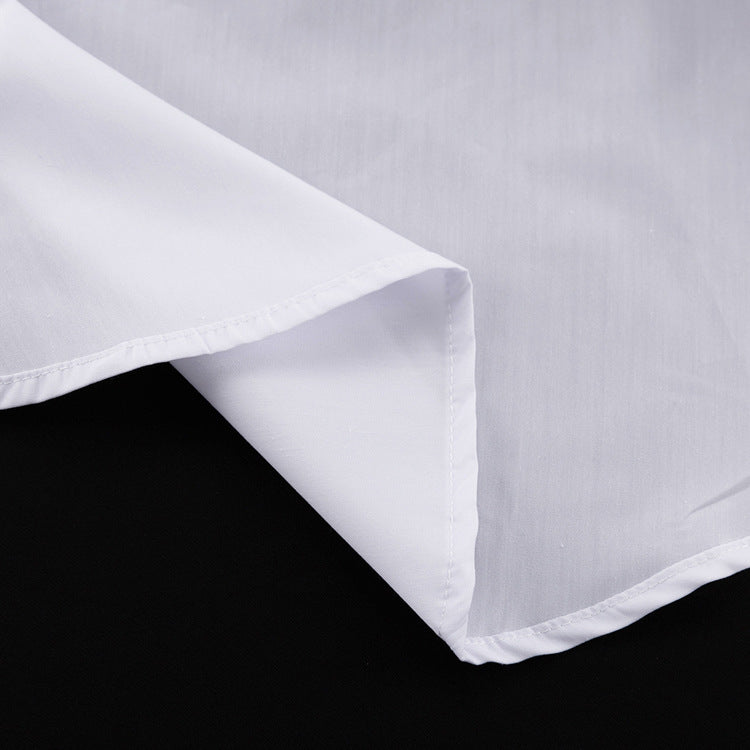 Autumn Women Long Sleeved Collared Shirt Women Niche Tie White Shirt