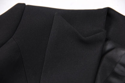 Spring Autumn High Solid Color Long Sleeve Slim Fit Office Ladies Business Dress Women