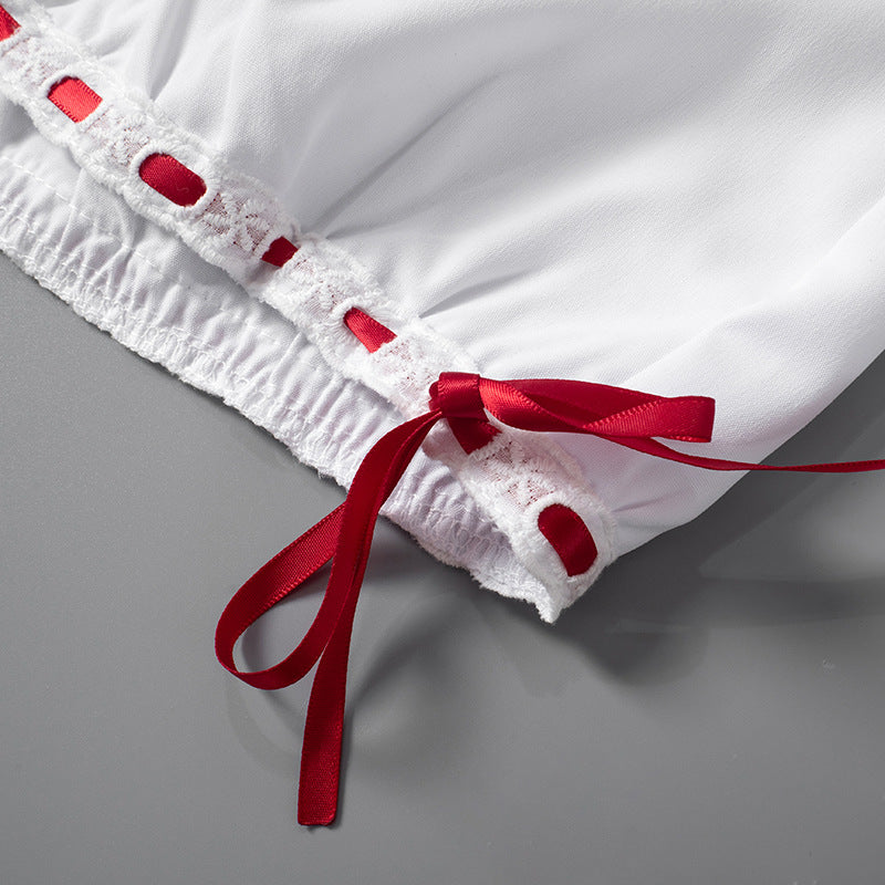  Low Waisted Shorts Women Clothing Summer Cute Bow Low Waisted Shorts