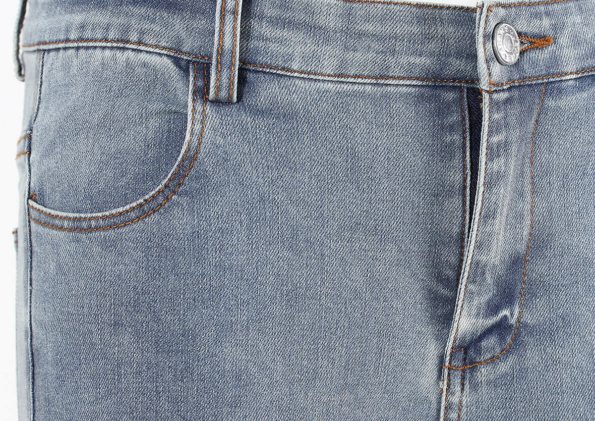 Bottom Pants Design Trousers Jeans Chic Stitching Ostrich Bell Trendy.