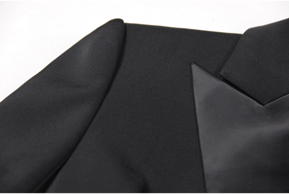 Autumn Winter High Bow Belt Long Sleeve Slim Office Women Business Dress