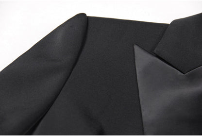 Autumn Winter High Bow Belt Long Sleeve Slim Office Women Business Dress