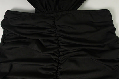  red carpet dress Sleeveless Cutout Backless Sexy Red Carpet Dress