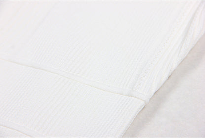 V Neck Summer Online Celebrity Lady Drawstring Cinched Slimming Short.