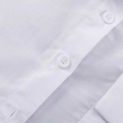 Autumn Women Long Sleeved Collared Shirt Women Niche Tie White Shirt