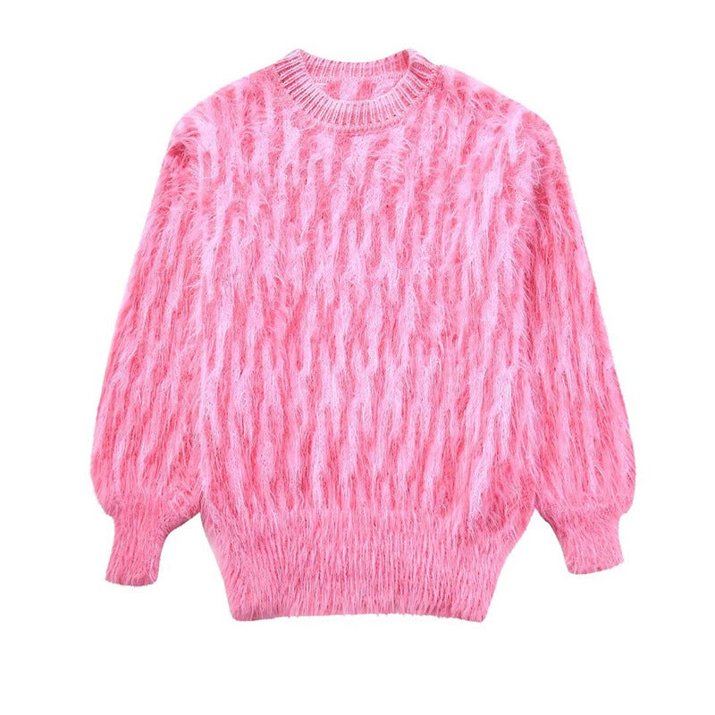 Sweaters Autumn Winter Thickened Texture Fried Streets Jacquard Korean
