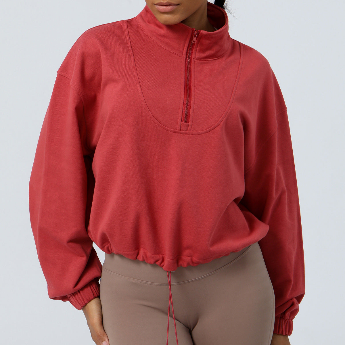 Loose Long Sleeve Top Outdoor Running Cycling Training Coat Sweatshirt