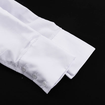 Autumn Women Long Sleeved Collared Shirt Women Niche Tie White Shirt
