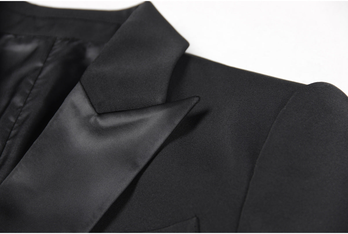 Autumn Winter High Bow Belt Long Sleeve Slim Office Women Business Dress