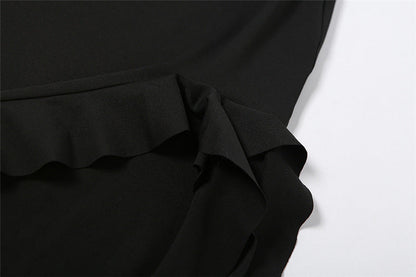 -Shoulder Tube Top Dress