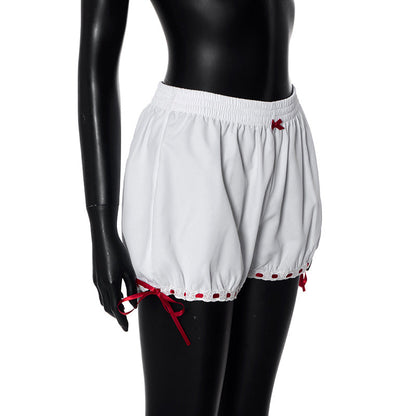  Low Waisted Shorts Women Clothing Summer Cute Bow Low Waisted Shorts