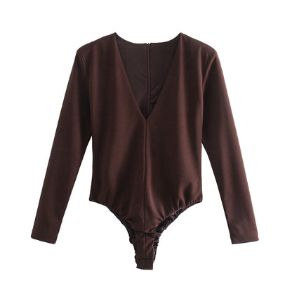 Plunge bodysuit