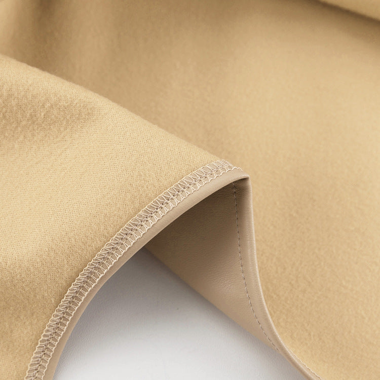 Leather Top Outdoor wear Design Solid Color Faux Strap Tube Street Out