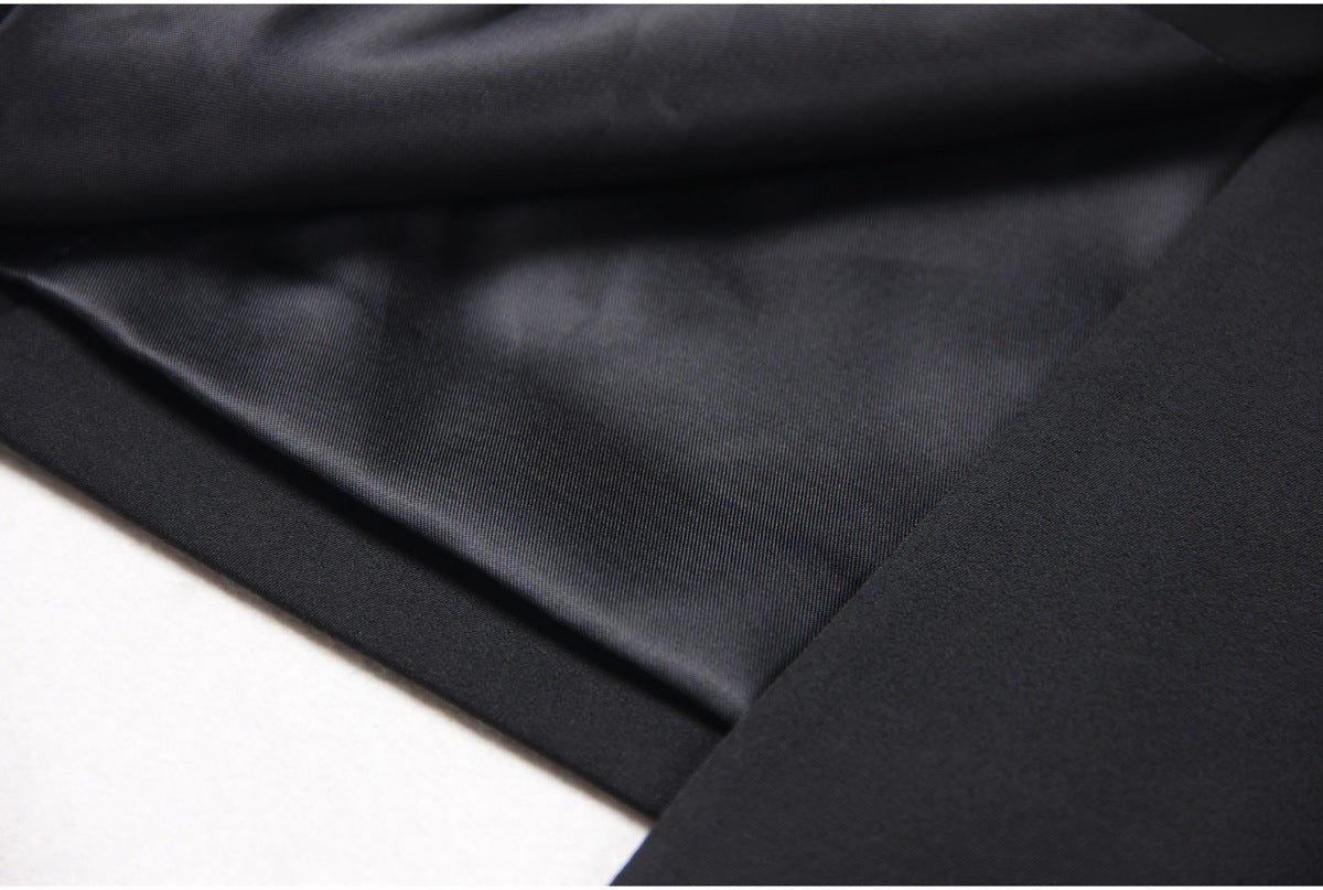 Autumn Winter High Bow Belt Long Sleeve Slim Office Women Business Dress