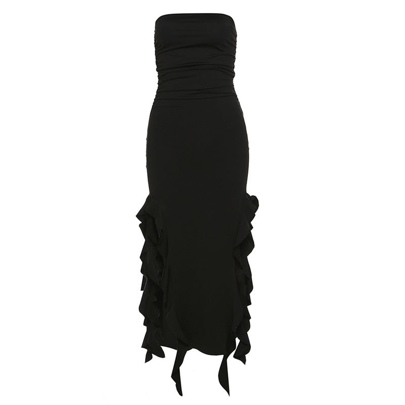 -Shoulder Tube Top Dress