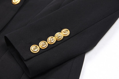 Spring Autumn High Solid Color Long Sleeve Slim Fit Office Ladies Business Dress Women