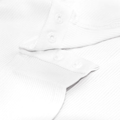 Bodysuit Tights Summer Street Women Thread Vest Solid Color Buttons 
