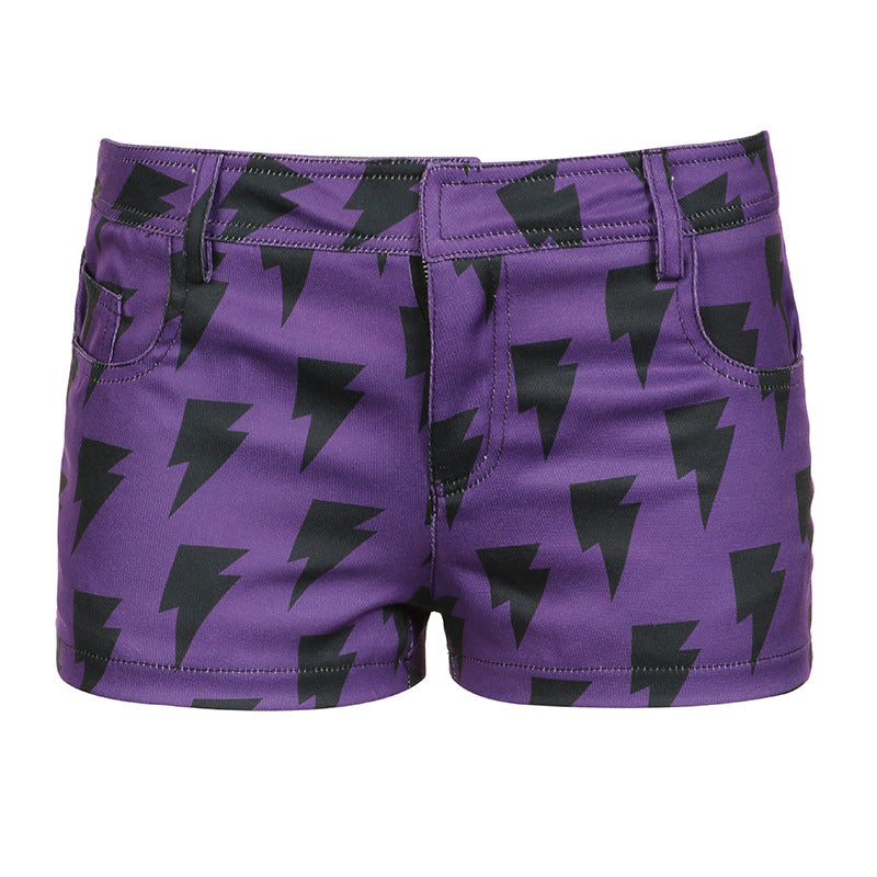   Match Pants for Women Street Cool Drag Low Waist Sexy Printed 
